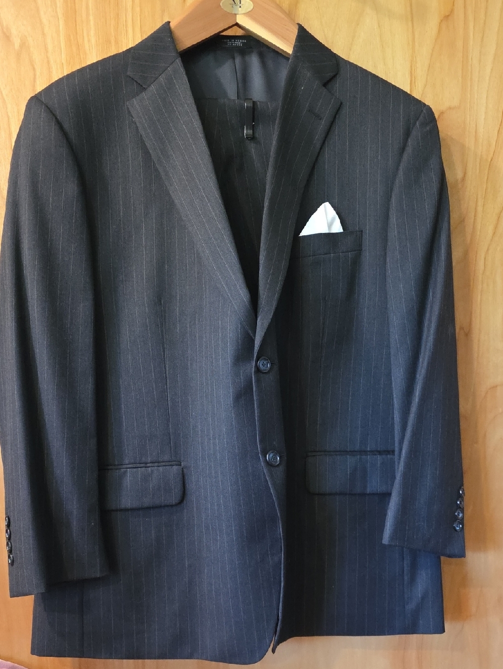 Jones New York Men's Pinstripe Suit